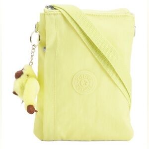 KIPLING Nylon Chester Phone Crossbody Lime Green NWT